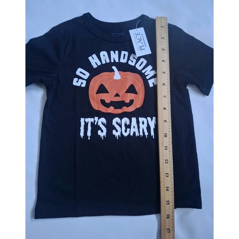 The Children's Place Halloween T-shirt Kids ‎ black 3T
